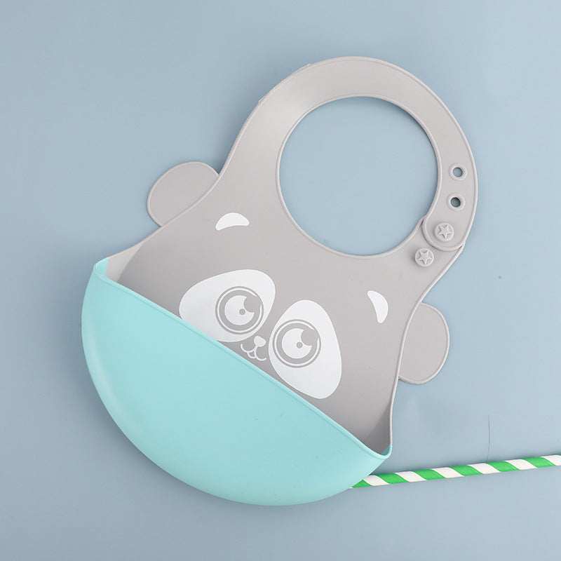 Verstellbares Silikon-Lätzchen für Babys