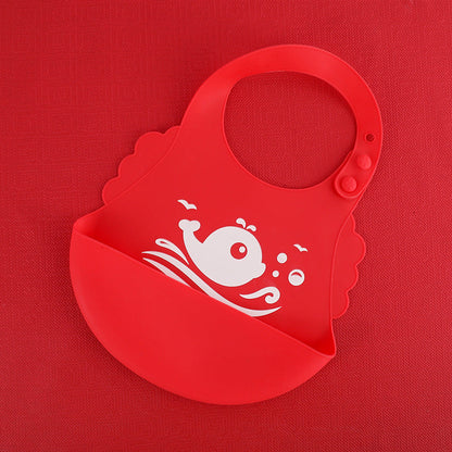 Verstellbares Silikon-Lätzchen für Babys