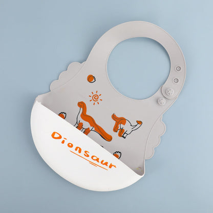 Verstellbares Silikon-Lätzchen für Babys