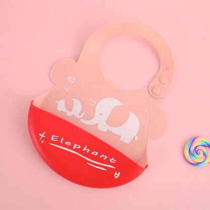 Verstellbares Silikon-Lätzchen für Babys