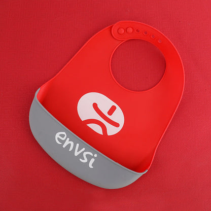 Verstellbares Silikon-Lätzchen für Babys