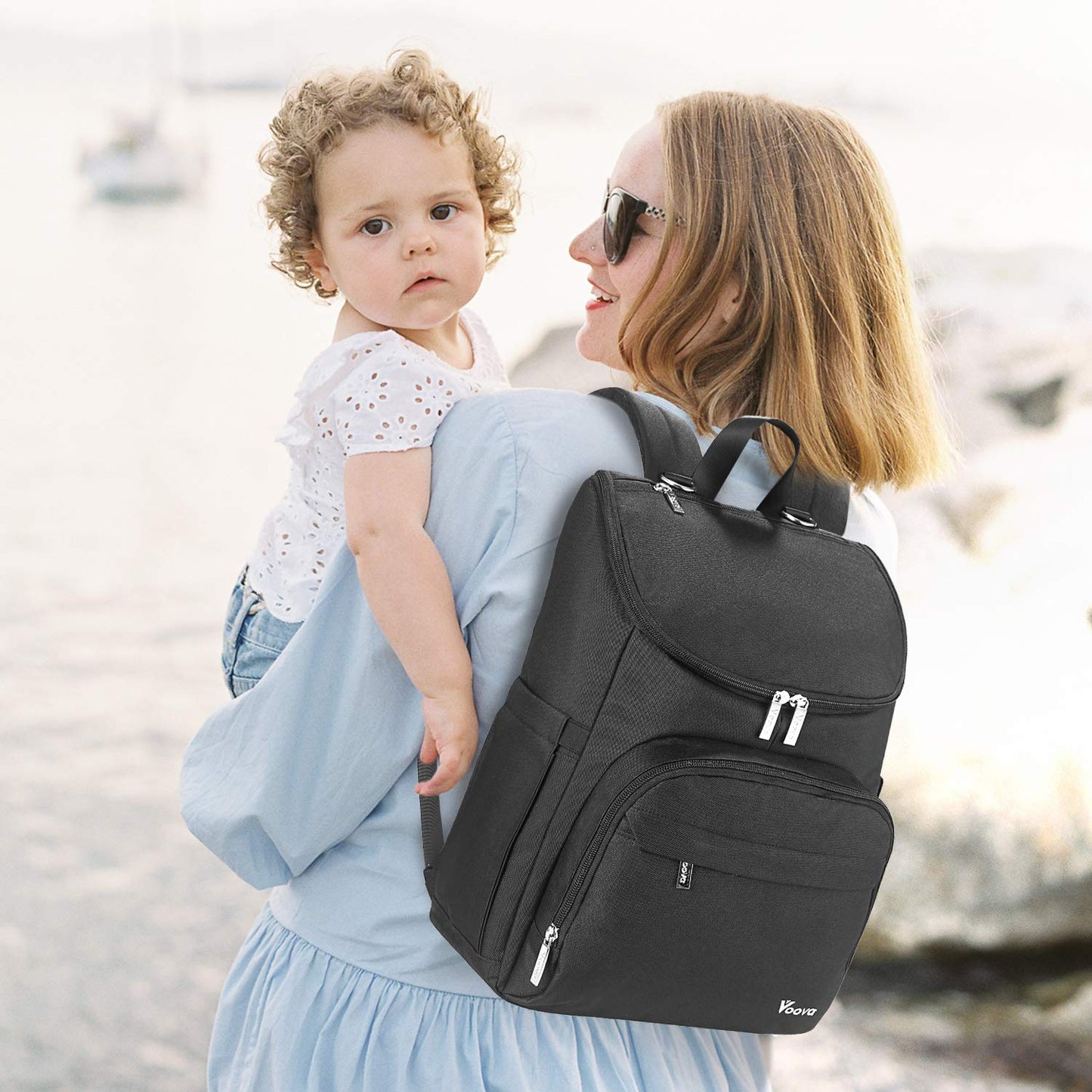 Baby-Wickeltaschen-Rucksack